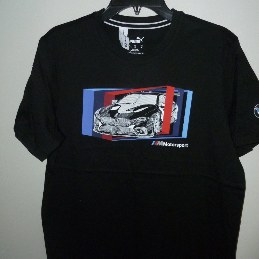 PUMA BMW MMS CAR GRAPHIC TEE - BLACK - XLARGE